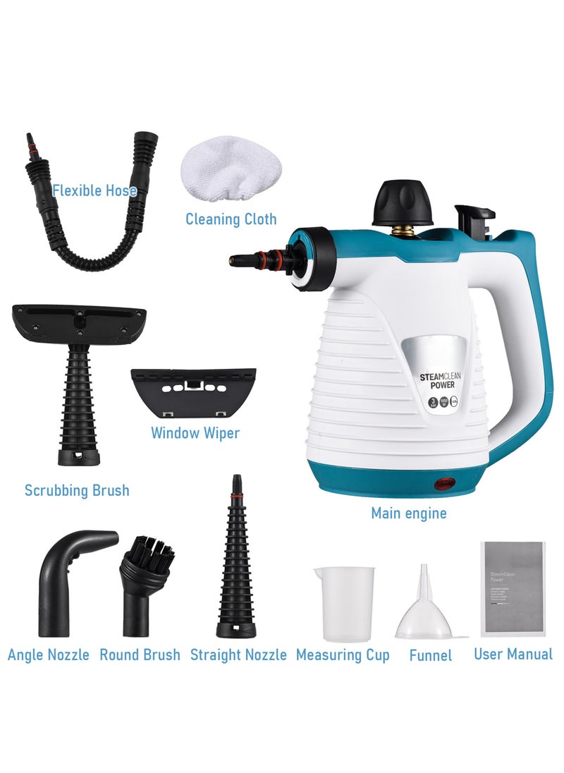 Handheld Steam Cleaner, Steamer for Cleaning, Multipurpose Portable Steam Cleaners for Home Use with Safety Lock and 9 Accessory Kit to Remove Grime, Grease, and More, Save Time and Effort - pzsku/ZA525F7D956DA857E6C75Z/45/_/1740825386/68c1db15-c44e-4607-9c66-edb815111c59