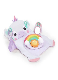Bright Starts Bright Starts Tummy Time Prop & Play Baby Activity Mat with Support Pillow & Taggies - Unicorn 36 x 32.5 in, Age Newborn+  - Image 5