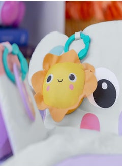 Bright Starts Bright Starts Tummy Time Prop & Play Baby Activity Mat with Support Pillow & Taggies - Unicorn 36 x 32.5 in, Age Newborn+  - Image 4