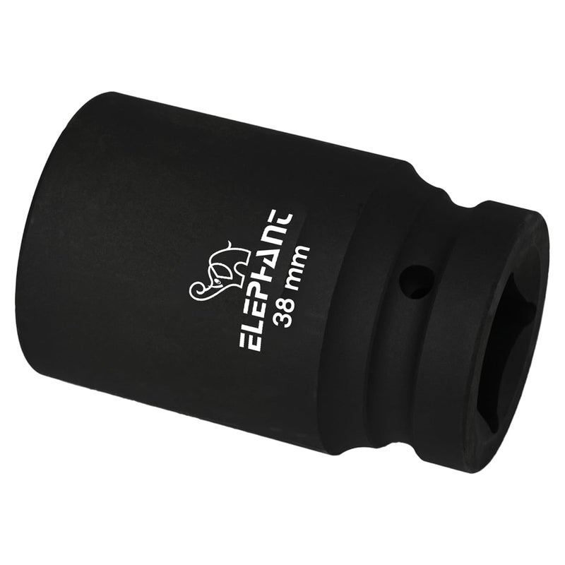 Elephant مفاتيح صدمات معدنية 1 بوصة 6 نقاط من إليفانت بحجم 38 مم وطول 90 مم - Image 5