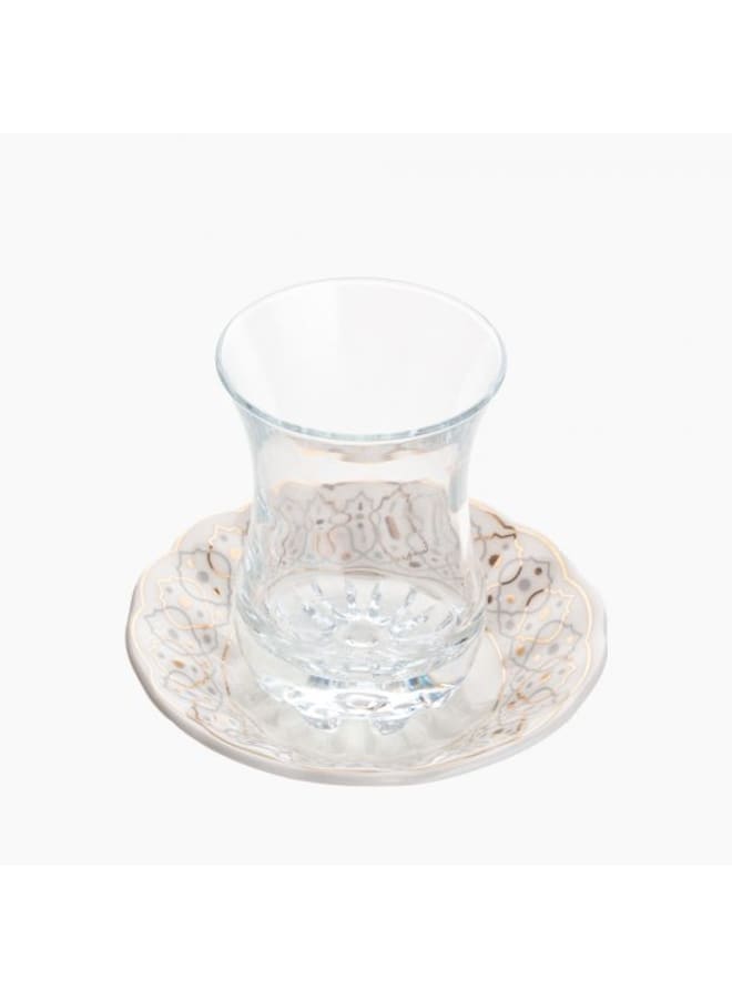 Zinnia Rosa Porcelain Marrakech Divided Serving Plate 30 Cm / 7 Compartments