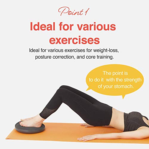 Primasole Balance Disc with Air Pump Wobble Cushion for Stability Workout 2 PCS Cobalt Blue Color PSS91NH052A - Image 2