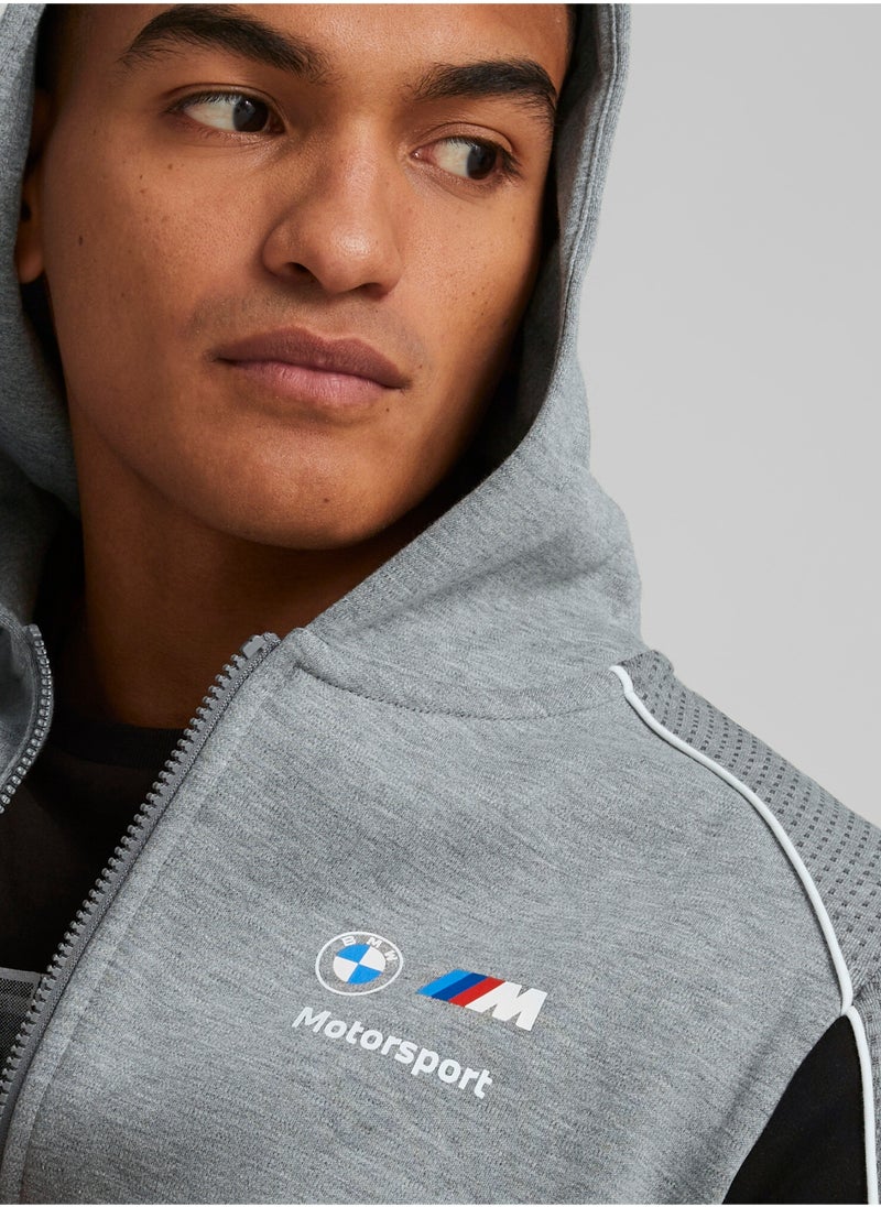 PUMA - BMW M Motorsport Mens Hooded Sweat Jacket - Image 1