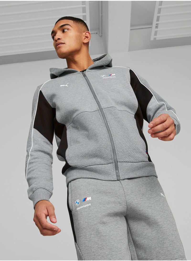 PUMA - BMW M Motorsport Mens Hooded Sweat Jacket - Image 1