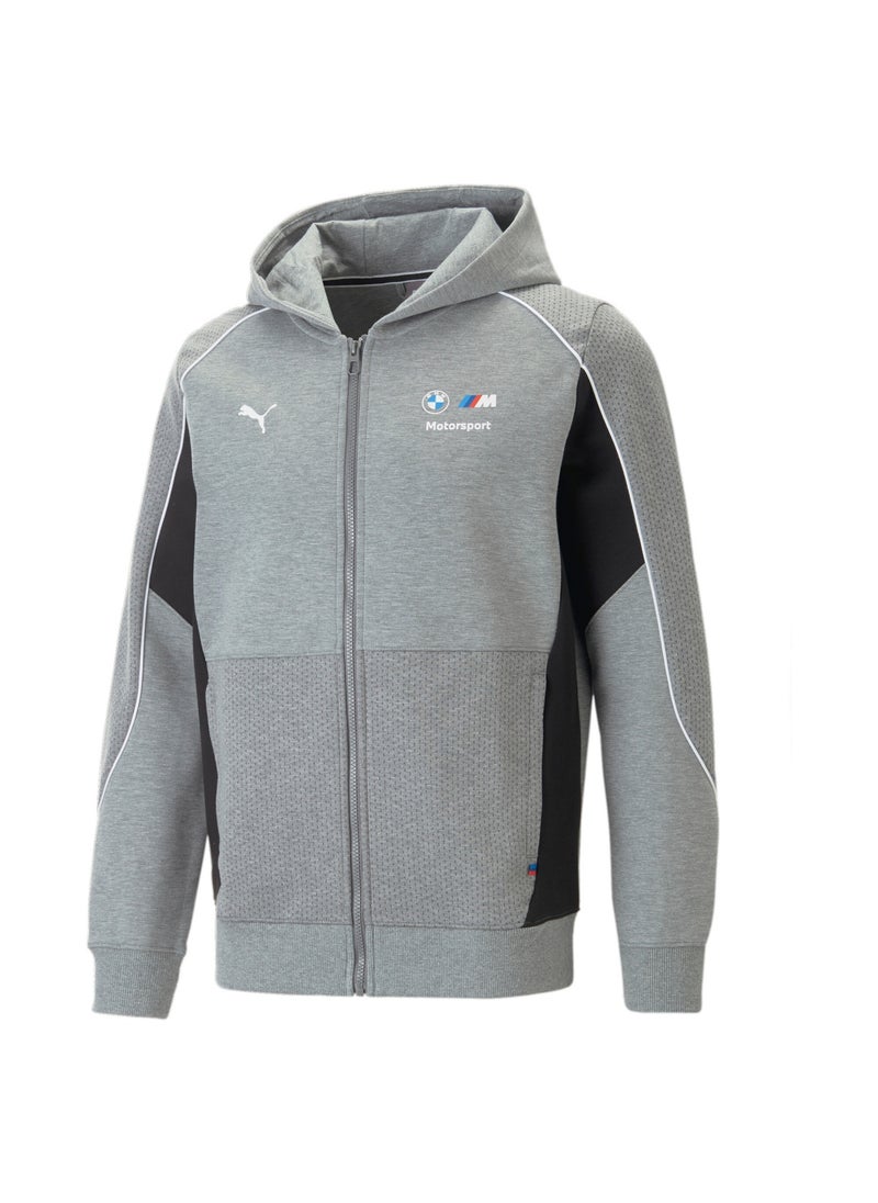 PUMA - BMW M Motorsport Mens Hooded Sweat Jacket - Image 1