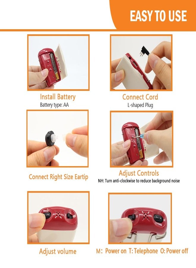 FCS 3 Pin Single Audio Receiver for Novax Maximus (PSAP) Pocket Hearing Aid (Color-Black) (Receiver) - Image 5