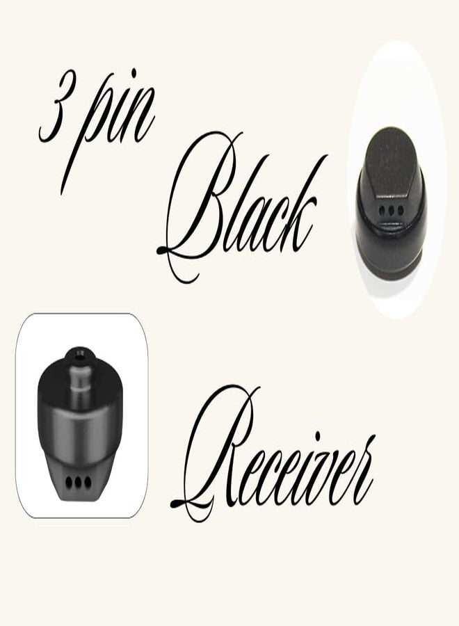 FCS 3 Pin Single Audio Receiver for Novax Maximus (PSAP) Pocket Hearing Aid (Color-Black) (Receiver) - Image 2