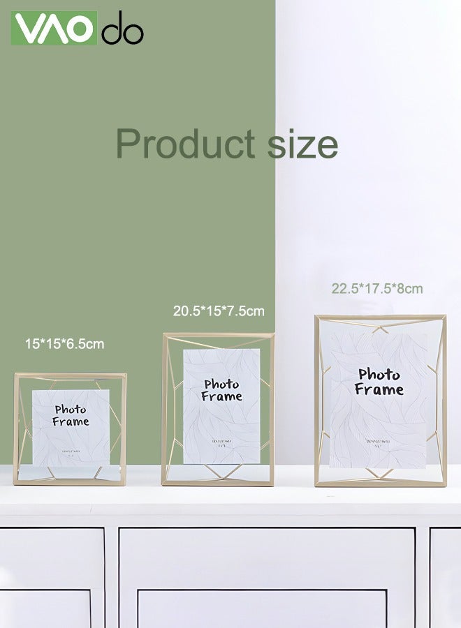 VAOdo Metal Photo Frame Desktop Decoration Postcard Display Stand 22.5X17.5X8CM - Image 2