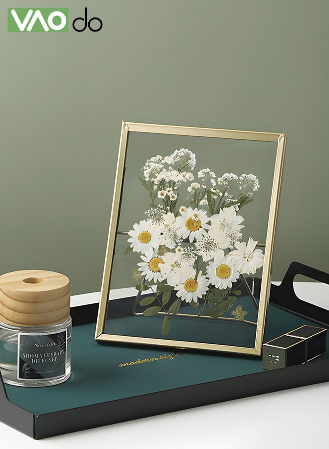 VAOdo Metal Photo Frame Desktop Decoration Postcard Display Stand 22.5X17.5X8CM - Image 1