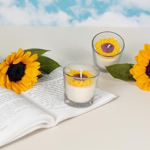 Rarejoy Gifts for Women, Combo Set of 5 Items Includes Forever Sunflower Crochet, Handmade Dreamcatcher, Luxury Scented Candle, Ceramic Mug, Greeting Card, Valentine and Anniversary Gift - Image 5