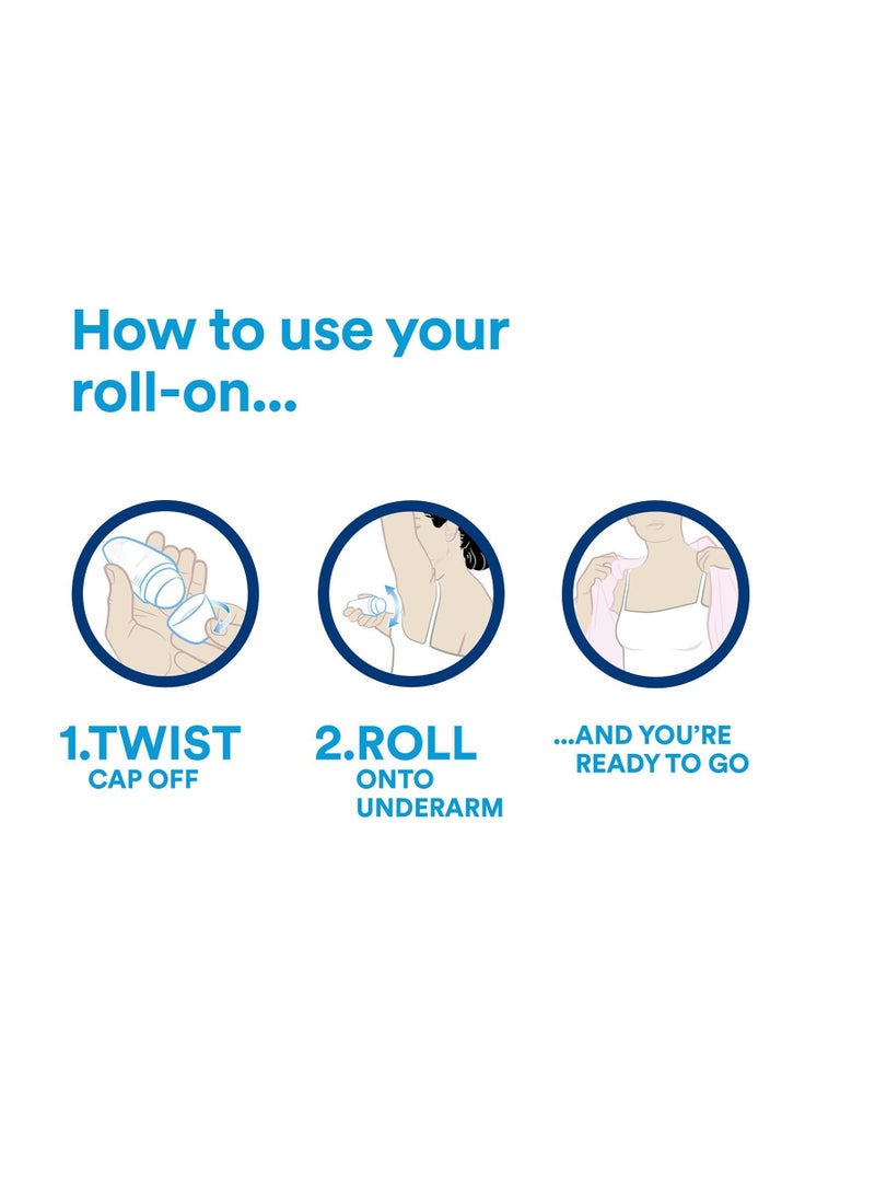 دوف عبوتين من دوف مزيل العرق رول اون مضاد للتعرق بالرمان من جو فريش 40 مل - Image 3