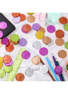 Civaner Civaner 100 Pieces Caught Being Good Coins Kids Behavior Tokens Classroom Behavior Incentives Coin Reward Tokens Smile Face Coin for Kids  - Image 3