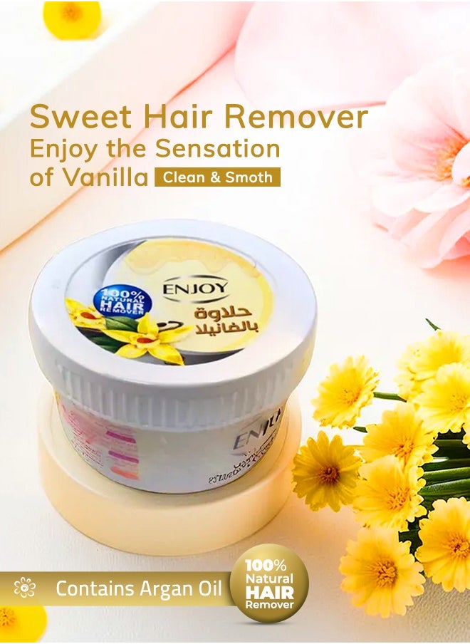 ENJOY "Enjoy Hair Remover with Vanilla – Effective & Gentle Hair Removal, 400ml"  - Image 4