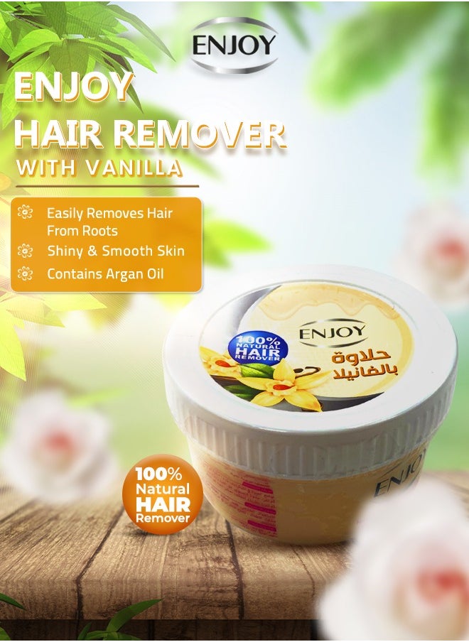 ENJOY "Enjoy Hair Remover with Vanilla – Effective & Gentle Hair Removal, 400ml"  - Image 2