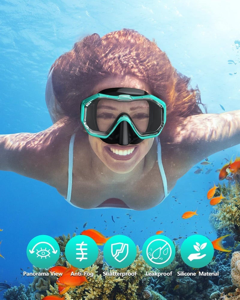 W WSTOO WSTOO Adults Swim Goggles with Nose Cover to Prevent Water Inhaling, Anti-Fog Swimming Mask for Youth Men Women - Image 5