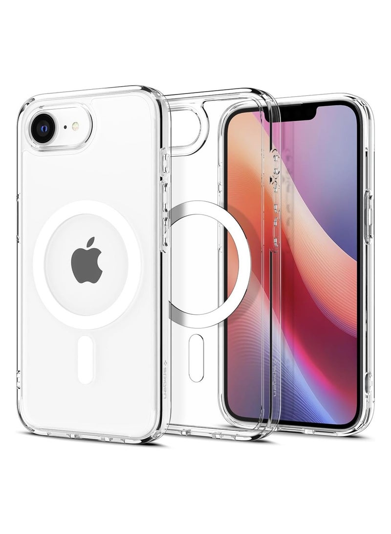 Magnetic Case Cover for iPhone 16e, Compatible with MagSafe,Anti-Yellowing Crystal Clear Shockproof Protection Back Cover, Ultra Slim Strong Magnet Phone Shell Case for iPhone 16e - Image 1