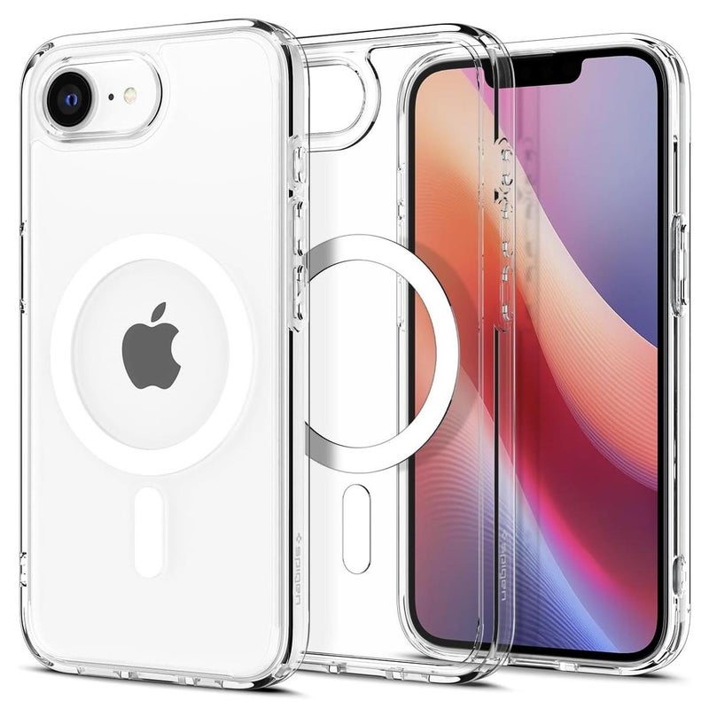 Magnetic Case Cover for iPhone 16e, Compatible with MagSafe,Anti-Yellowing Crystal Clear Shockproof Protection Back Cover, Ultra Slim Strong Magnet Phone Shell Case for iPhone 16e - Image 1