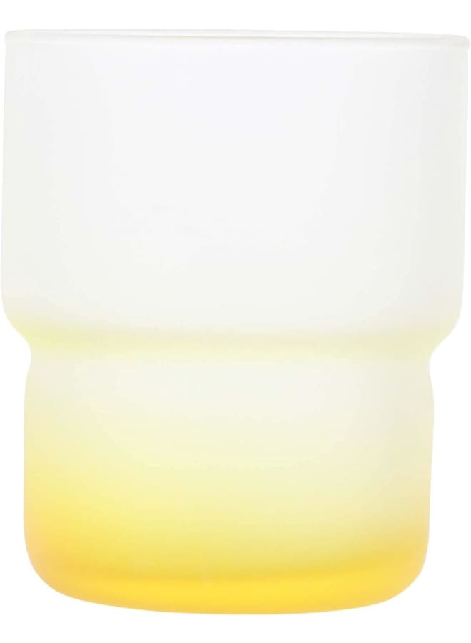 Luminarc Troubadour Glass Cup, 270Ml - Clear Yellow, Set Of 6