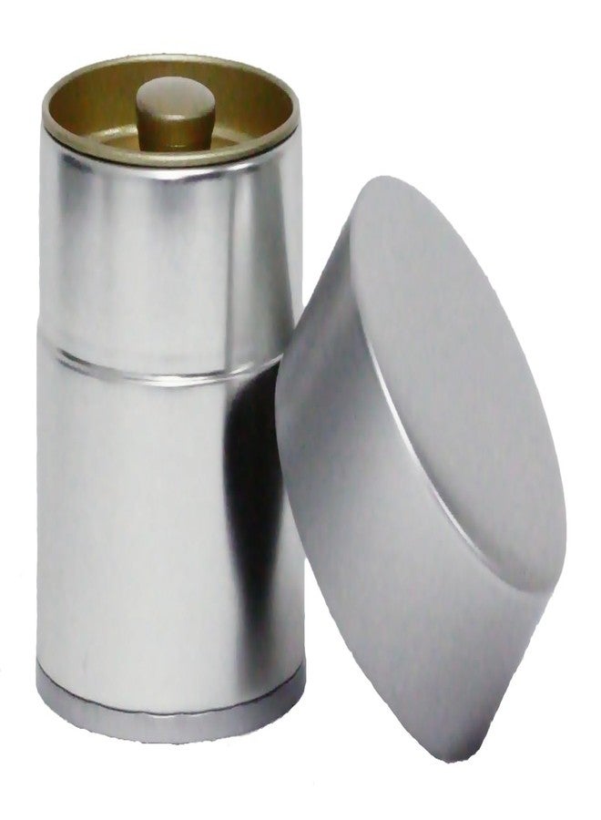 KOTODO Silver Tea Tin Canister: Long/Wide type 1oz (37g), Japan - Image 2