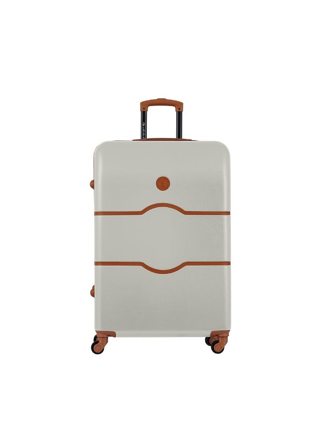 Eagle Express Iconic 3-Piece Hard Trolley Luggage Set (20/24/28 Inch) - Pure White - ABS Scratch-Resistant - 1-Year Warranty - Image 1