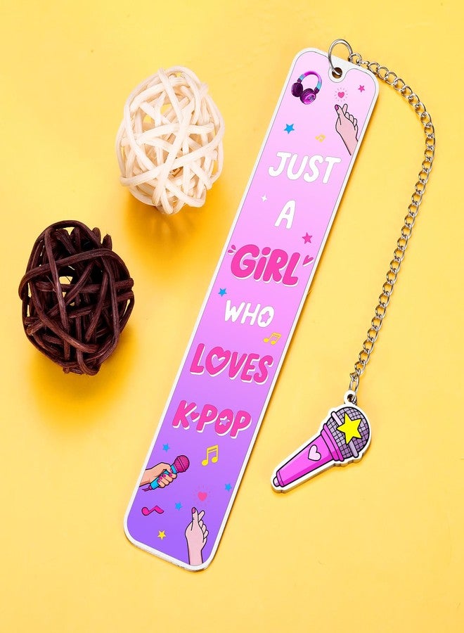 TI-EDC K-Pop Bookmark for Music Lovers - Kpop Merch Gift for Teen Girls, K-Drama Fans, Music Party Favors, K Drama Gifts for Women, Korean Stuff, K Pop Gifts for Teen Girl Women, Valentines Bookmarks - Image 4