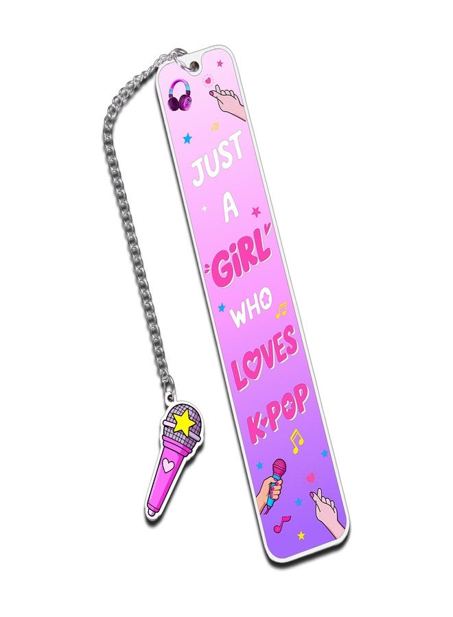 TI-EDC K-Pop Bookmark for Music Lovers - Kpop Merch Gift for Teen Girls, K-Drama Fans, Music Party Favors, K Drama Gifts for Women, Korean Stuff, K Pop Gifts for Teen Girl Women, Valentines Bookmarks - Image 1