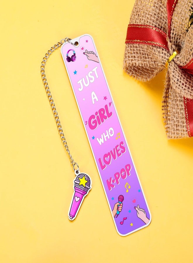 TI-EDC K-Pop Bookmark for Music Lovers - Kpop Merch Gift for Teen Girls, K-Drama Fans, Music Party Favors, K Drama Gifts for Women, Korean Stuff, K Pop Gifts for Teen Girl Women, Valentines Bookmarks - Image 5