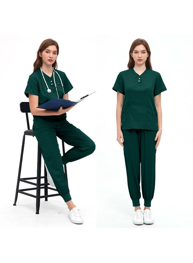 NIBEMINENT Doctor Nurse Scrub Set Medical Uniforms Women Jogger Set Hospital Accessories Operating Room Surgical Uniform Workwear - Image 1