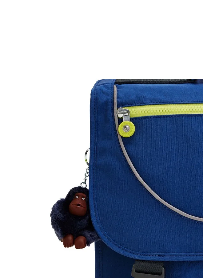 kipling Preppy Blue Ink Combo Backpack