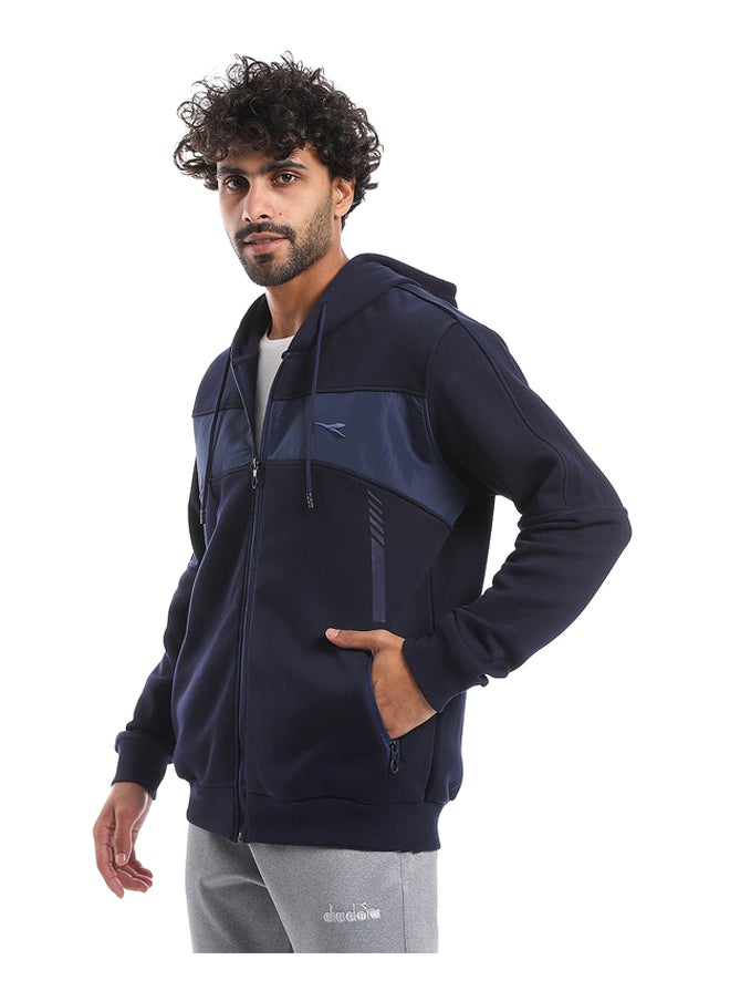 DIADORA - Men's Zipped Hoodie SweatShirt - Image 1