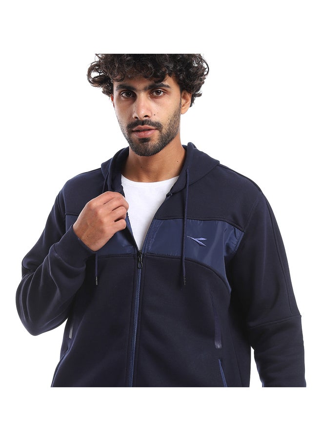 DIADORA - Men's Zipped Hoodie SweatShirt - Image 1