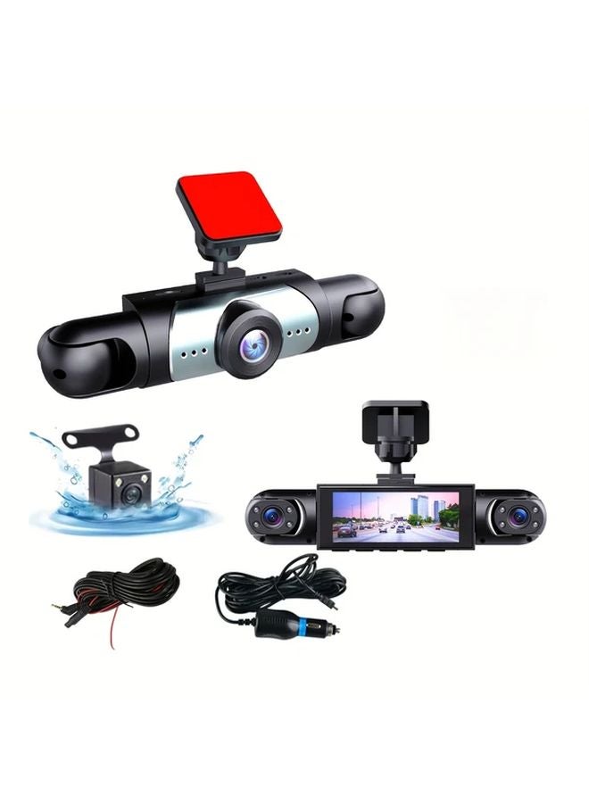 كاميرا داش 360 درجة برؤية ليلاء عالية الوضوح نظام 4 كاميرات Y108 بدون بطاقة ذاكرة - Image 1