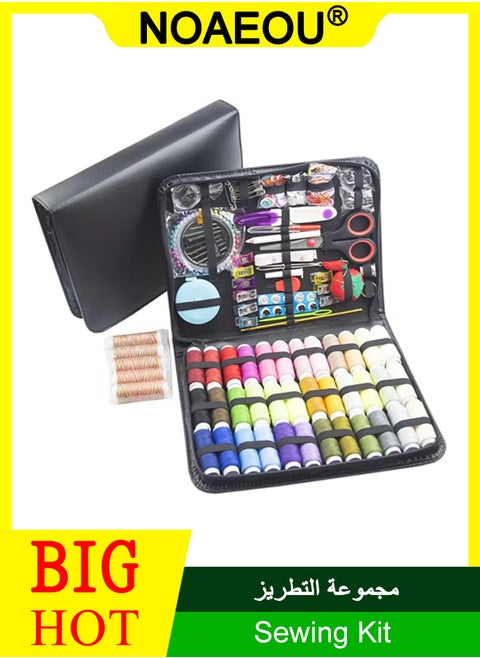 229-piece Sewing Tool Kit,  Premium Sewing Supplies , Sewing  Kit with 43 XL Thread Spools , Complete Repair Needle and Thread Kit