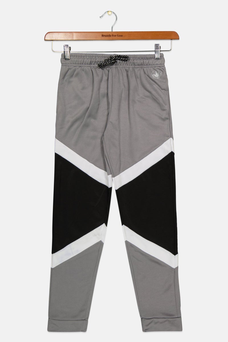 Body Glove Kids Boy Plain Jogger Pant, Grey Combo - Image 1