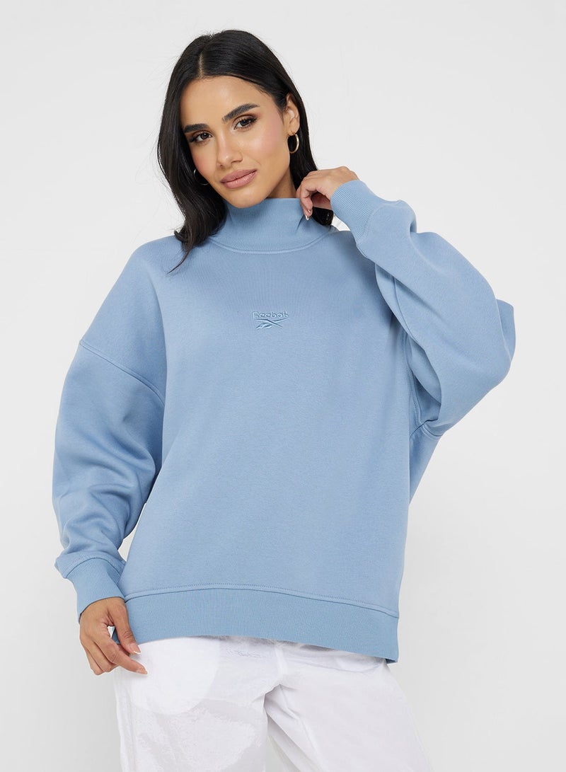 Reebok هاربر لونجلين رول نيك سويت شيرت - Image 1