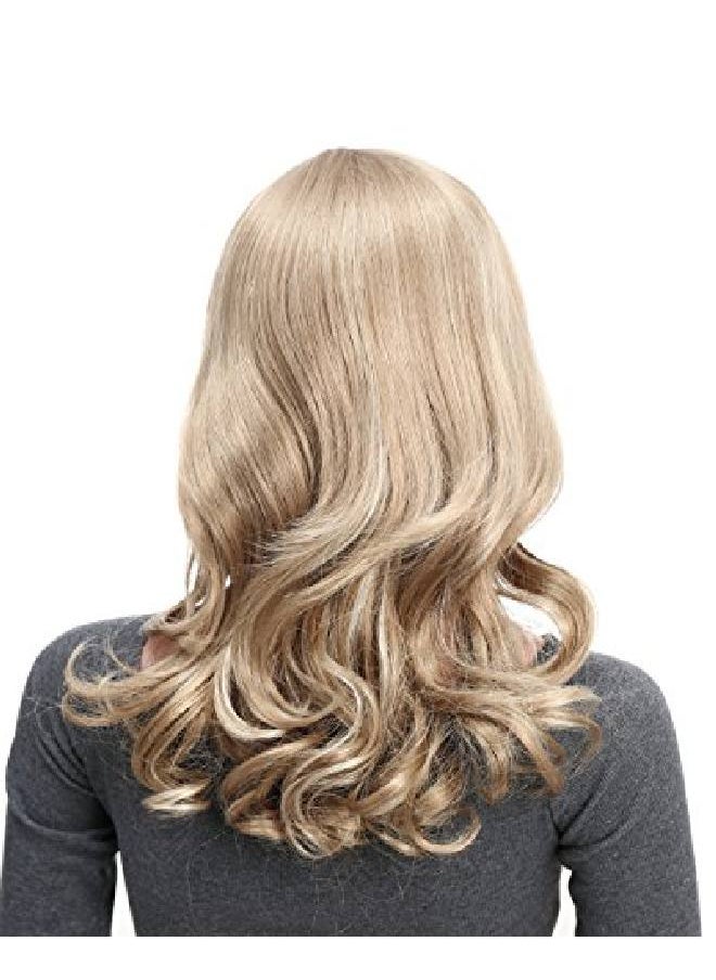 OneDor Full Head Beautiful Long Curly Wave Stunning Wig Charming Curly Costume Wigs With Fringe (24H613 Blonde Highlights)  - Image 4