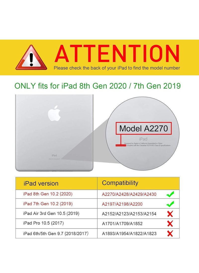 IAF ELTRAZONE Slim Stand Case for iPad Air 13-Inch M2 (2024) - Navy Blue, Smart Shell with Touch ID Support, Auto Wake/Sleep & Translucent Back - Image 3