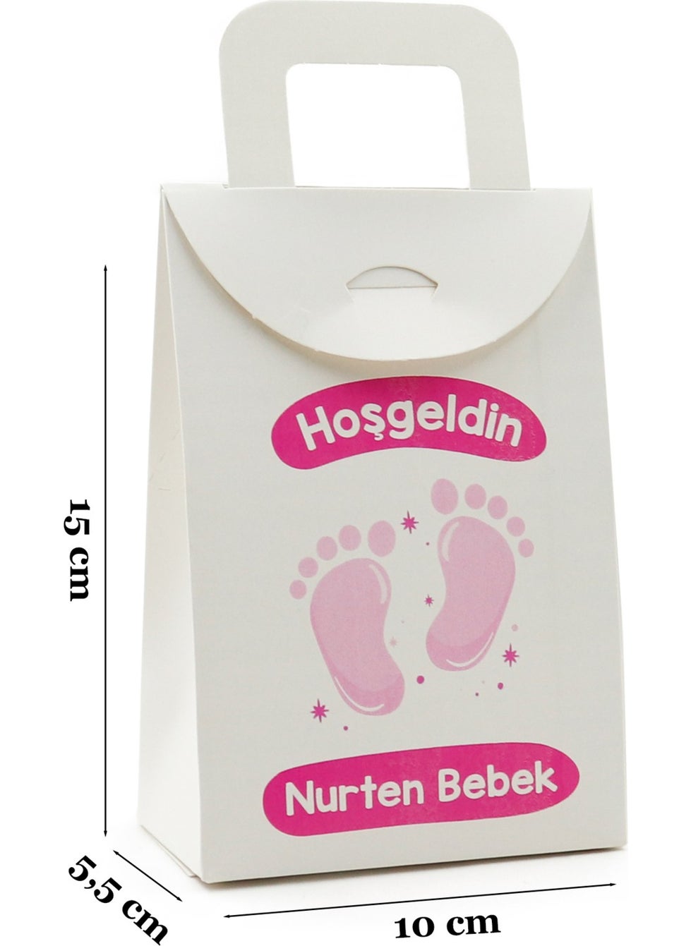 Repro Design 10X15 cm Personalizable Welcome Baby Themed 10 Piece Gift Box Model-2  - Image 3