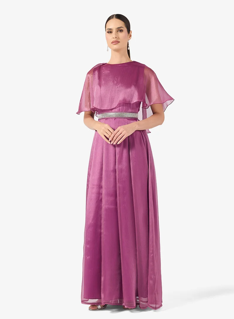 Khizana  Cape A-line Dress for Women | Best Price UAE