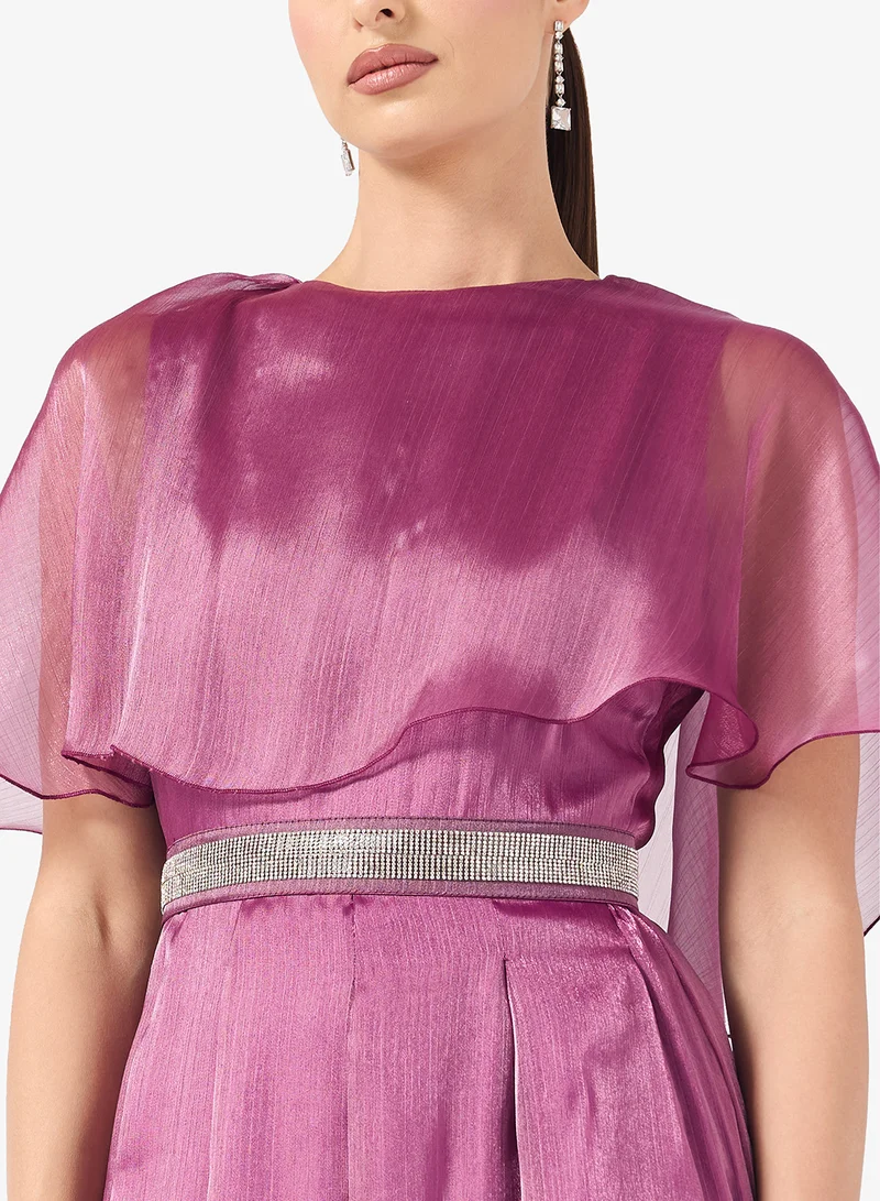 Khizana  Cape A-line Dress for Women | Best Price UAE