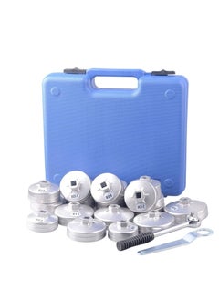 ABBASALI 23pcs Aluminum Alloy Cup Type Oil Filter Cap Wrench Socket Removal Tool Set with a Storage Case  - Image 3