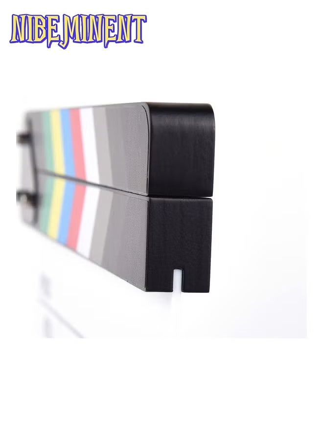NIBEMINENT Professional Clapperboard White 30*25cm - Image 5