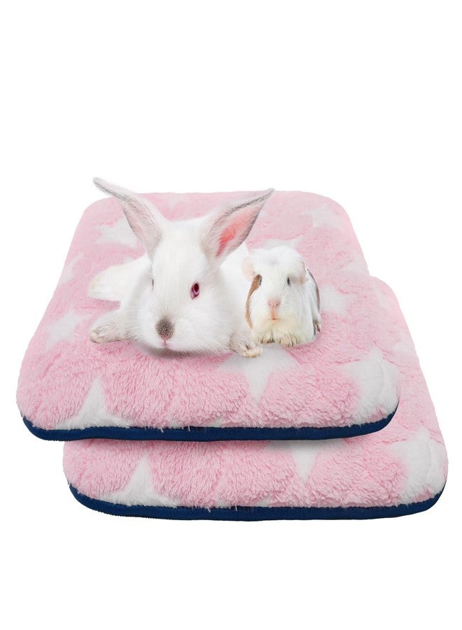 Homimp 2 Pack Guinea Pig Bed, Waterproof Reusable Small Animal Bed,Super Absorbent Pee Pad Mat for Rabbit Bunny Hamster Rat Hedgehog Chinchilla,Washable Fleece Cage Liners 12"x12" - Image 1