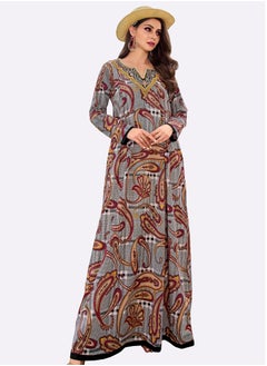 SARA Sara Paisley Printed Jalabiya  - Image 1