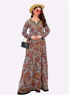 SARA Sara Paisley Printed Jalabiya  - Image 2