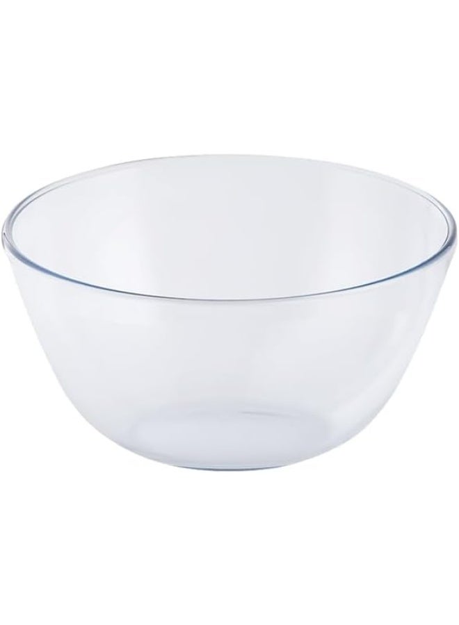 Termisil وعاء سلطة زجاجي بوروسيليكات من تيرميسيل، حجم 23 سم، شفاف - Image 2