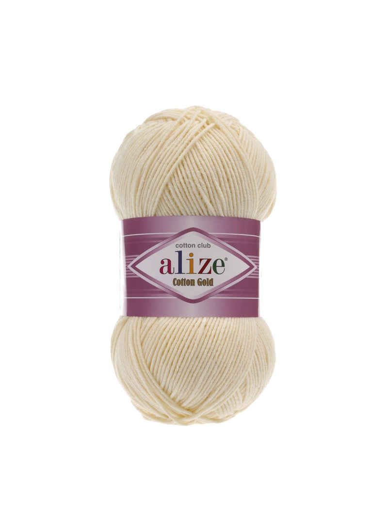 ALIZE Cotton Gold Hand Knitting Yarn (Col 1)