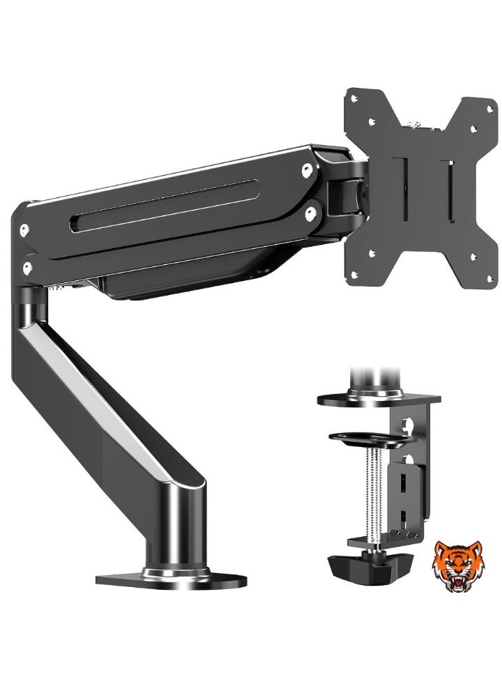TIGER "Fully Adjustable Gas Spring Monitor Arm Desk Mount for 17''-32'' Screens, Supports Up to 22 lbs"  - Image 1