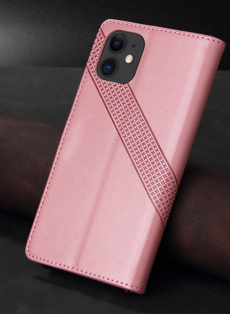 Suteni Flip Cover Leather Protective Hidden Card Slots Phone Case for iPhone - Image 2