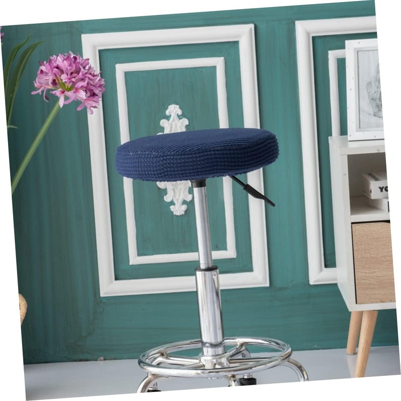 PRETYZOOM Round Bar Stool Cover Elastic Stretchy Chair Case for Hotel Party Office Removable Protective Fits Diameter Stools for Weddings Events - Image 2